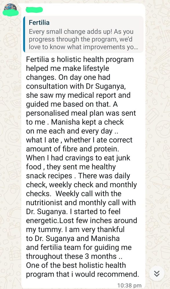 Patient testimonial about holistic health program experience